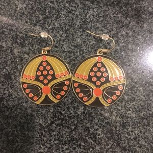 70's Style Earrings